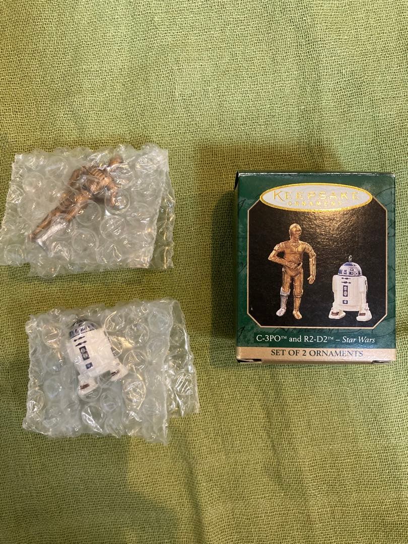 スターウォーズ C-3PO と R2-D2 ミニチュアフィギュアセット