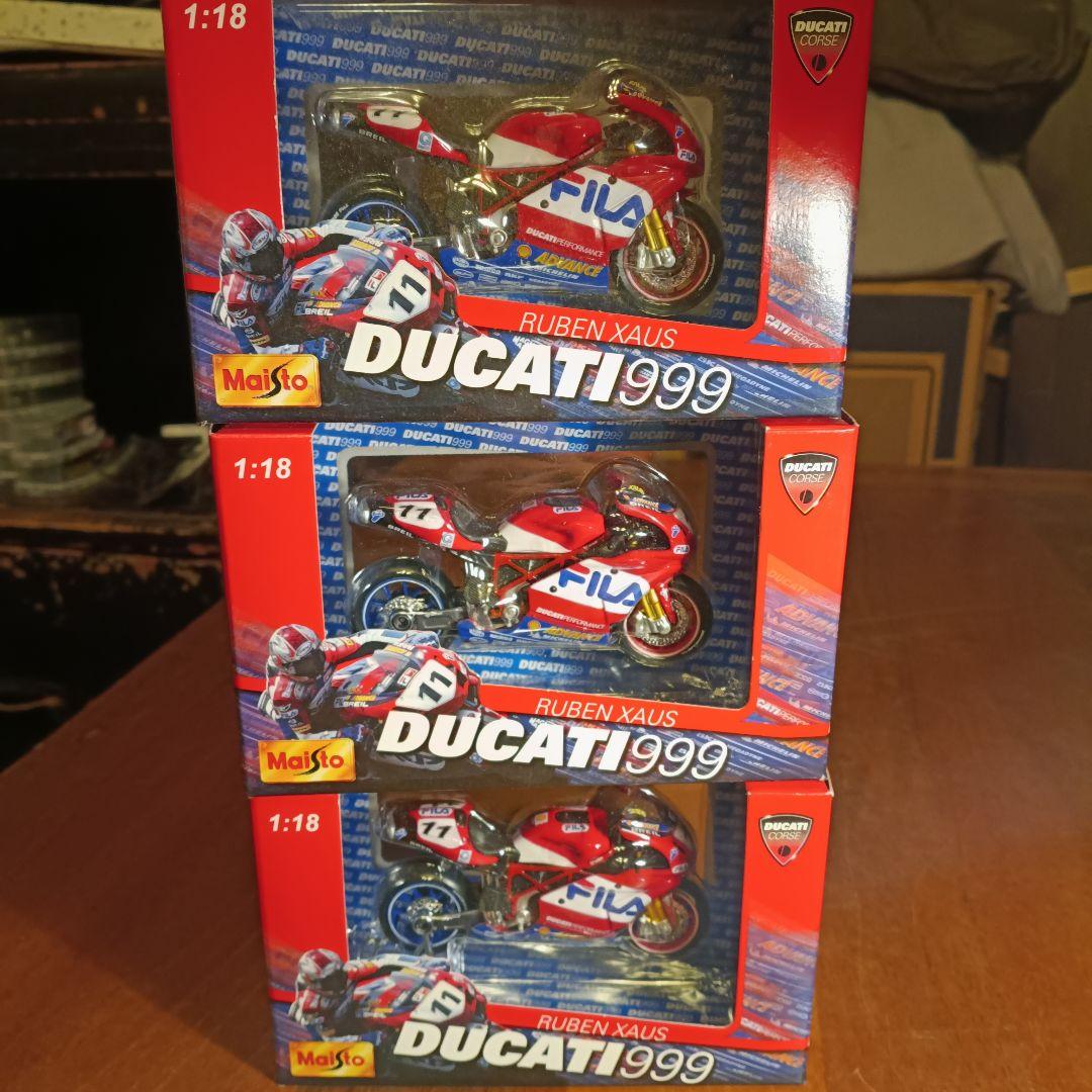 Ducati 999 1:18 Ruben Xaus 3台セット