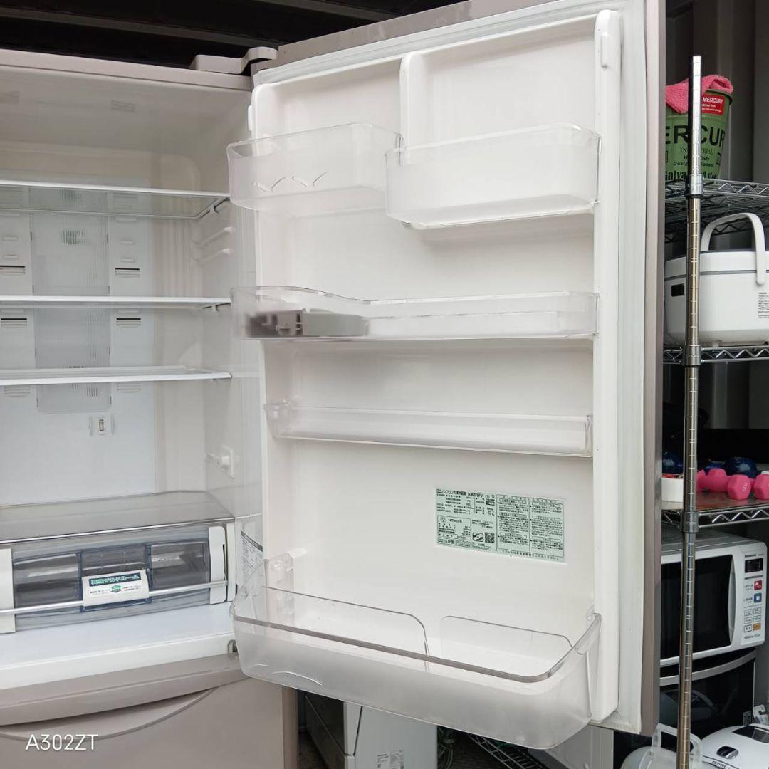 送料設置無料　日立　人気モデル　自動製氷機能機能付き大型冷蔵庫　　　365Lー