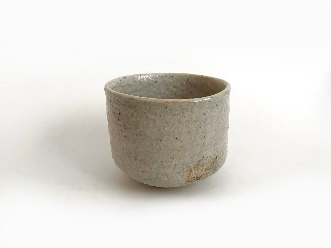 陶芸家　テーラー　上口愚朗　茶碗　志野 志埜　共箱　川喜田半泥子