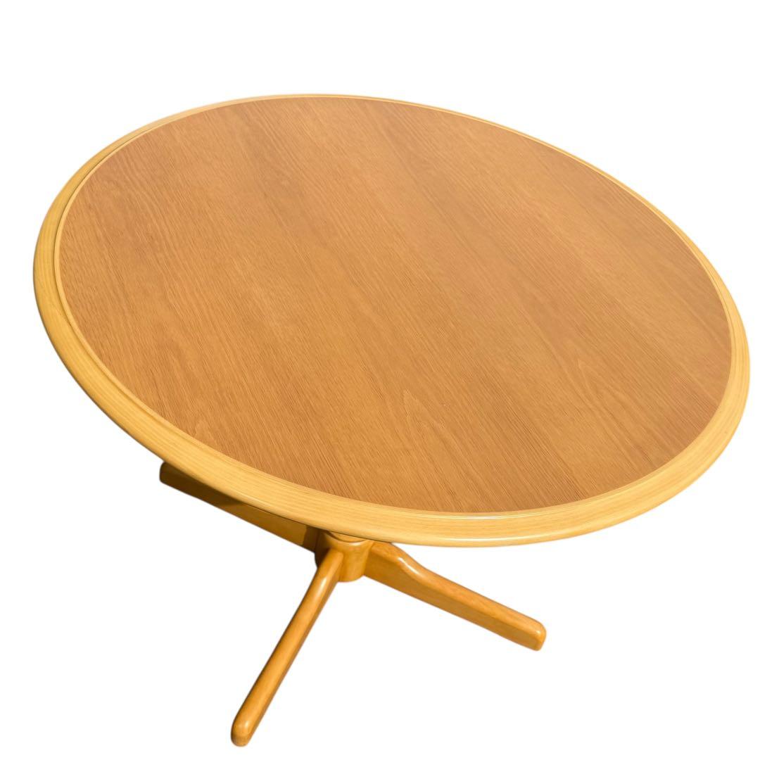 HR698 秋田木工 ダイニングテーブル 丸型テーブル ナラ材 IDC大塚家具