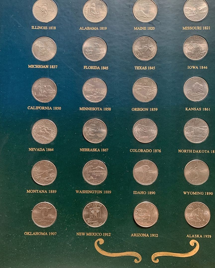 ★アメリカ50州25セント★造幣局別2種類