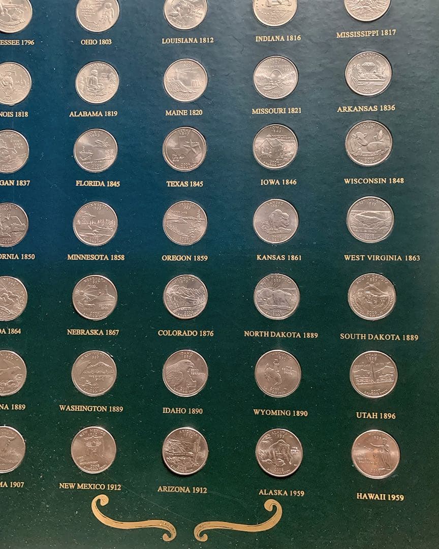 ★アメリカ50州25セント★造幣局別2種類