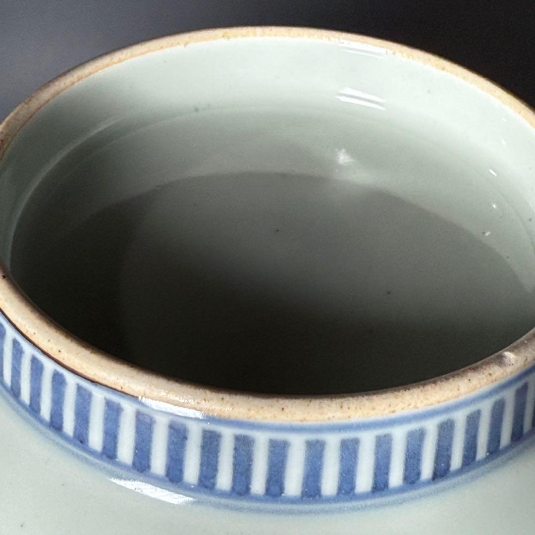 後期　色鍋島　椿文高台皿　櫛歯文高台　七宝結び文　桐箱付　幕末期