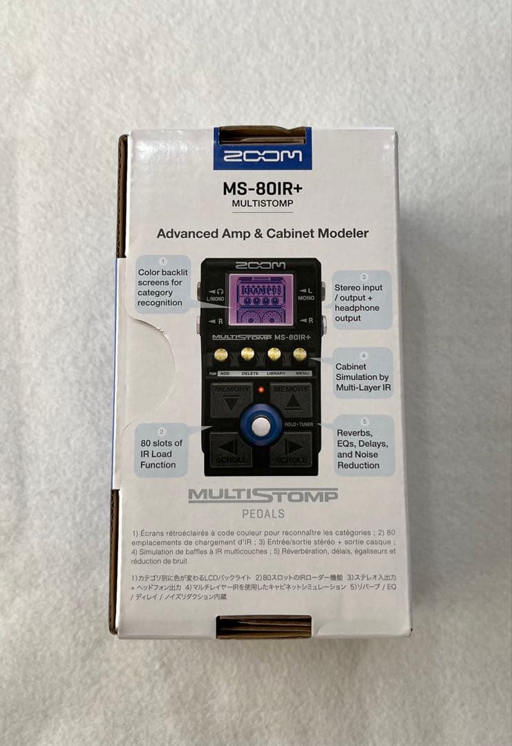 ZOOM ズーム MS-80IR+ MultiStomp マルチストンプ