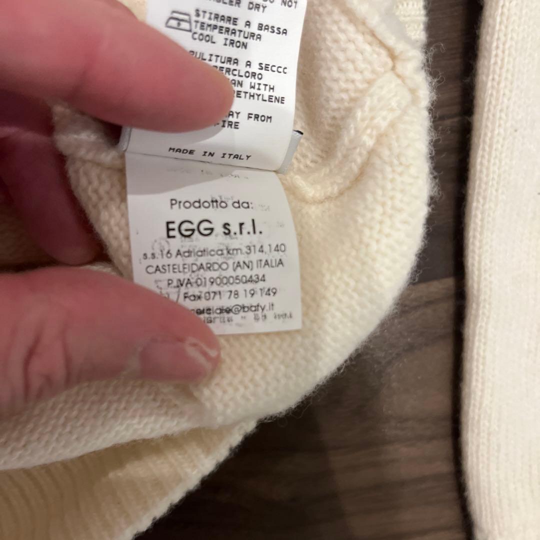 BAFY バフィー　ウール ジップアップ ニットパーカ