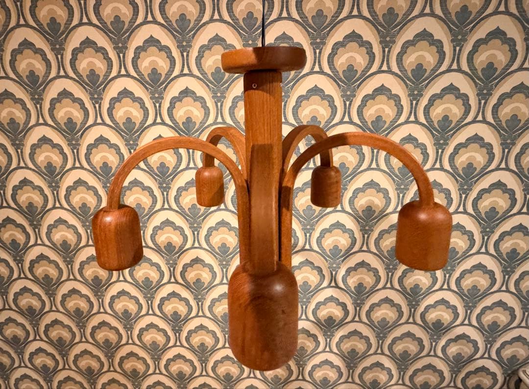 Domus ドムス 5灯 シャンデリア 照明 ヴィンテージ ヤマギワ 北欧