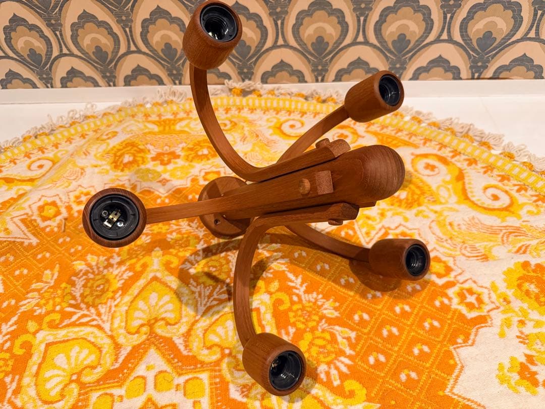 Domus ドムス 5灯 シャンデリア 照明 ヴィンテージ ヤマギワ 北欧