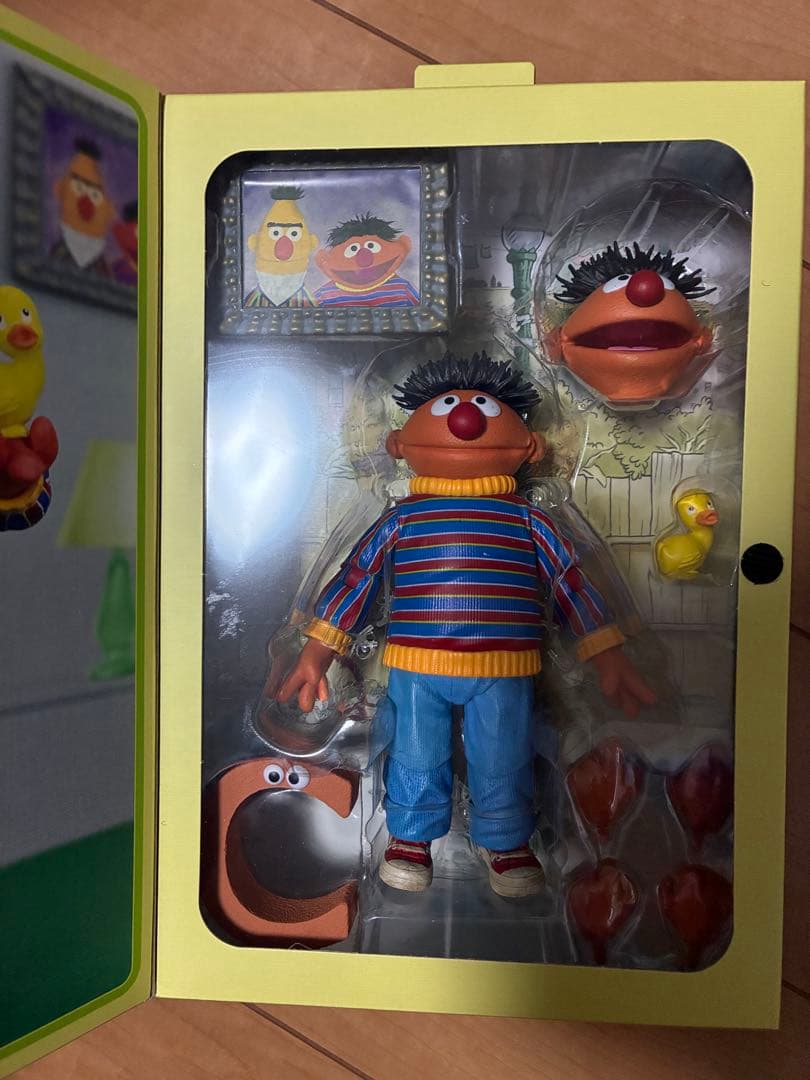 NECA セサミストリート アルティメット7インチアクションフィギュア3体セット