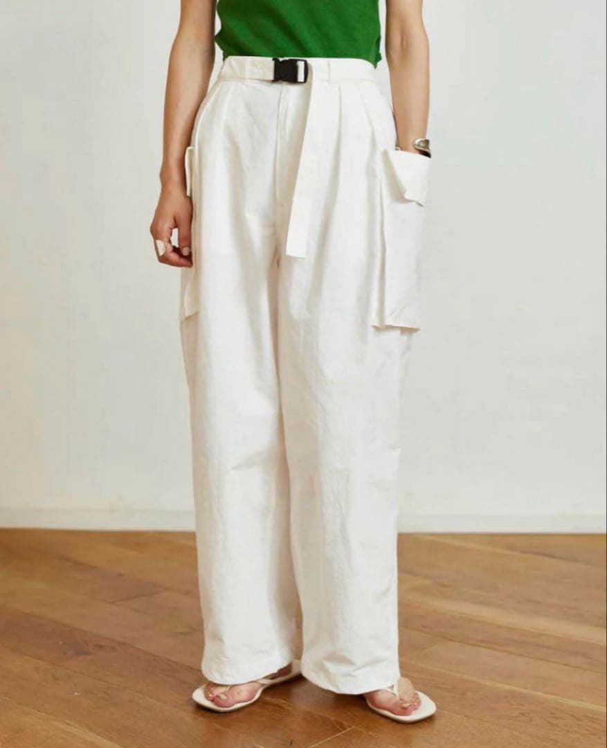 パンツ PHEENY COTTON NYLON DUMP MILITARY PANTS