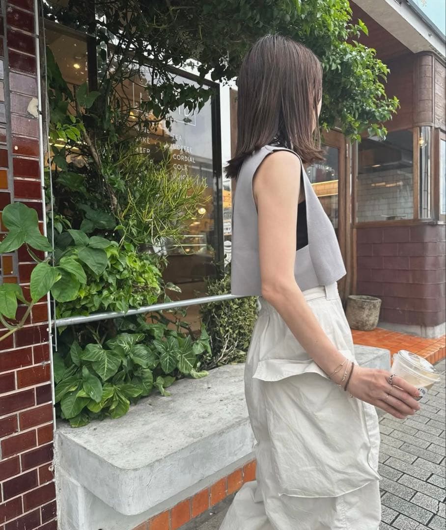 パンツ PHEENY COTTON NYLON DUMP MILITARY PANTS