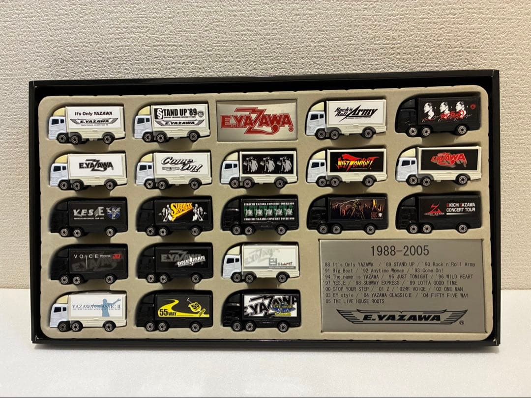 矢沢永吉 歴代トランポ型ミニカー20台セット（1988-2005）