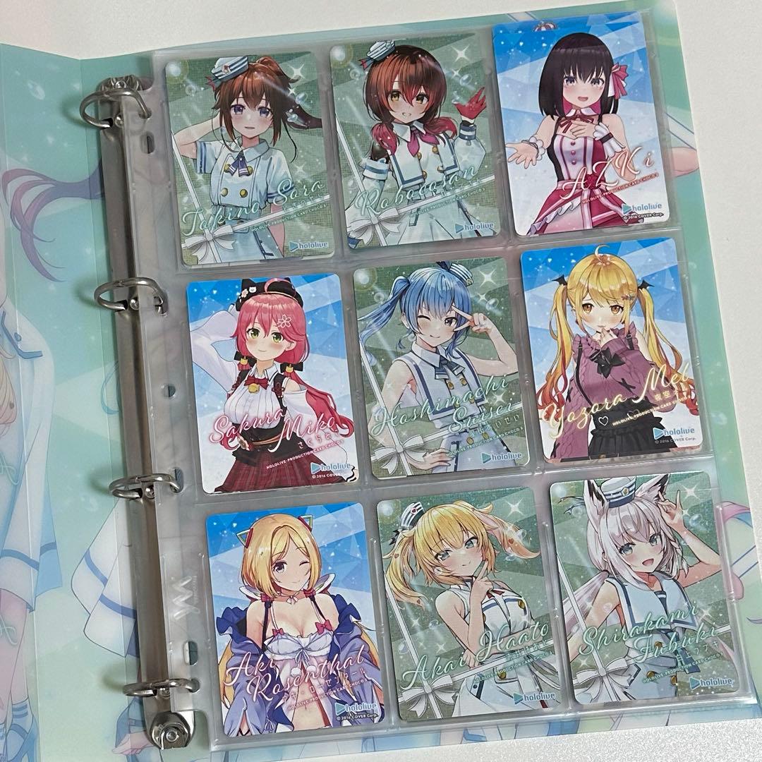 ホロライブプロダクションカードチョコ3 フルコンプ カードバインダー ホロチョコ