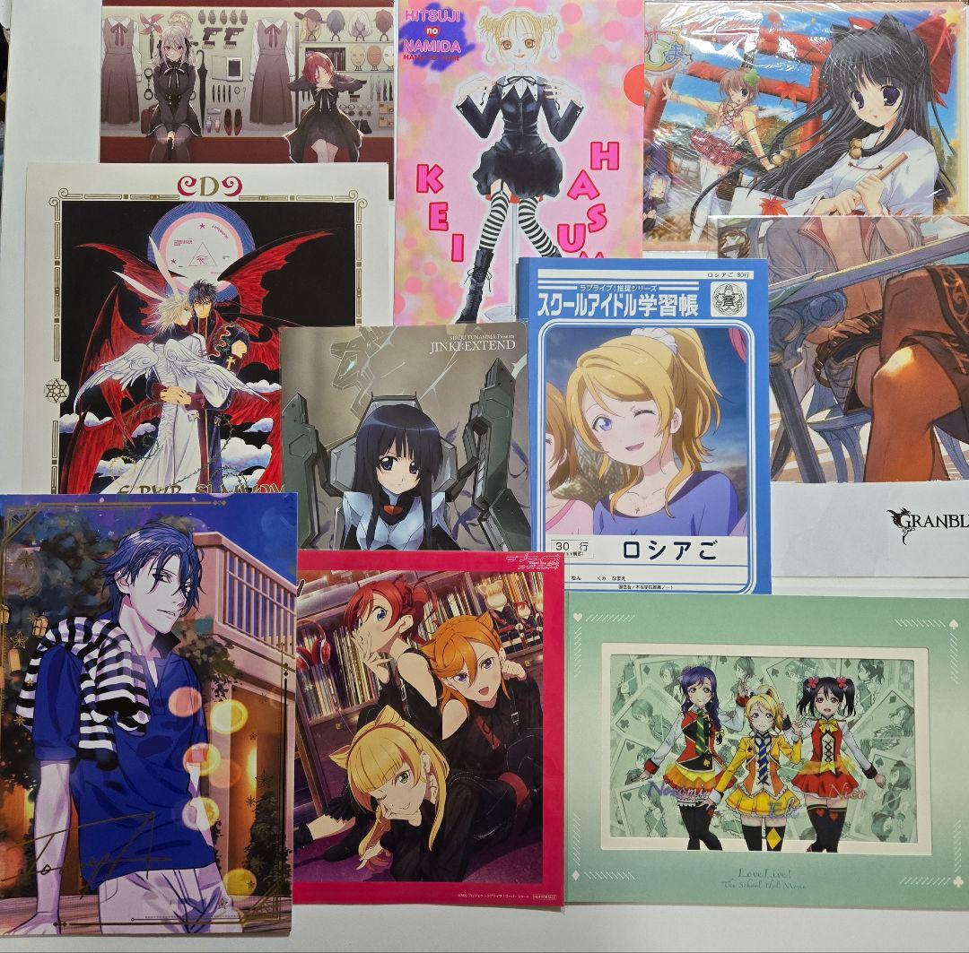 アニメグッズ ノンジャンル　紙類　薄物　紙雑貨　大量　まとめ売り