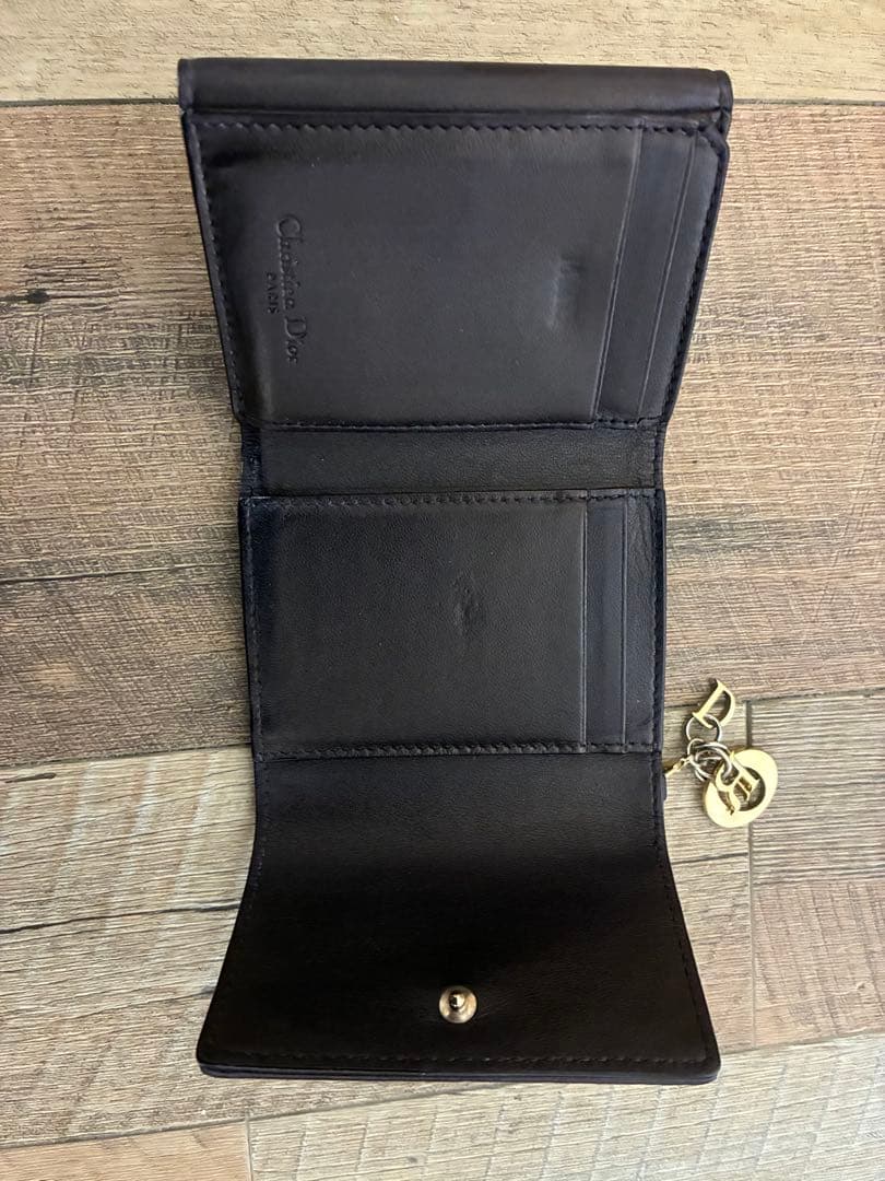 Dior 3つ折り財布 キルティング
