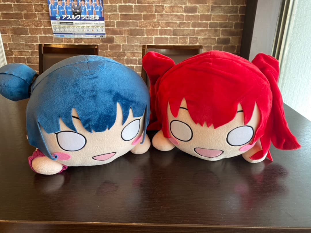 ラブライブサンシャインなどのぬいぐるみでーす！