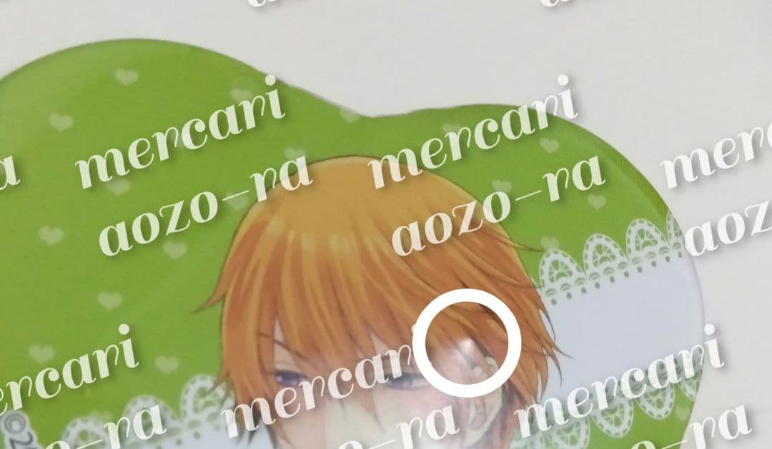 BROTHERS CONFLICT 朝日奈棗 ハート缶バッジ アニメイト特典