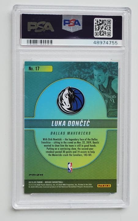 Panini mosaic 元年 Luka doncic psa10 鑑定済