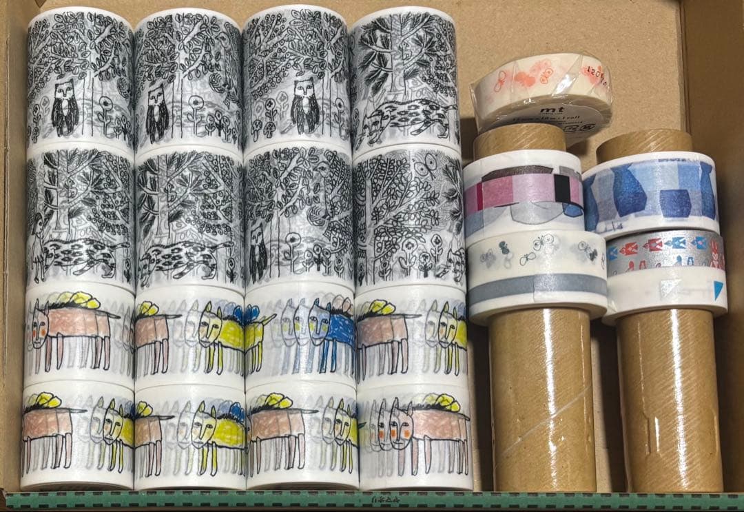 mtマスキングテープまとめ売り ミナペルホネン　レアchoucho マステのヘタ