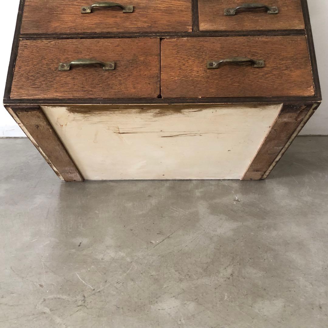 レトロ　アンティーク　昭和　古道具　古家具　古民家　薬棚　薬箪笥　抽斗　引き出し