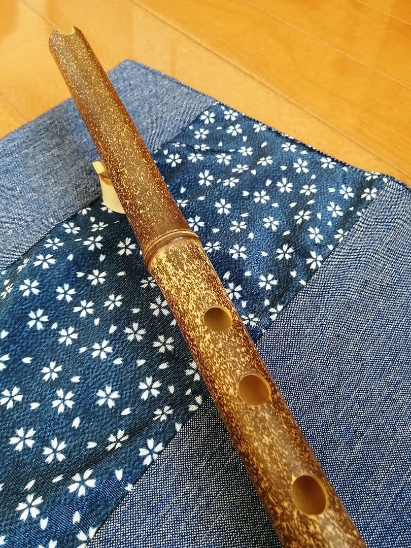 希望のケーナＦ管.細身(黒竹)