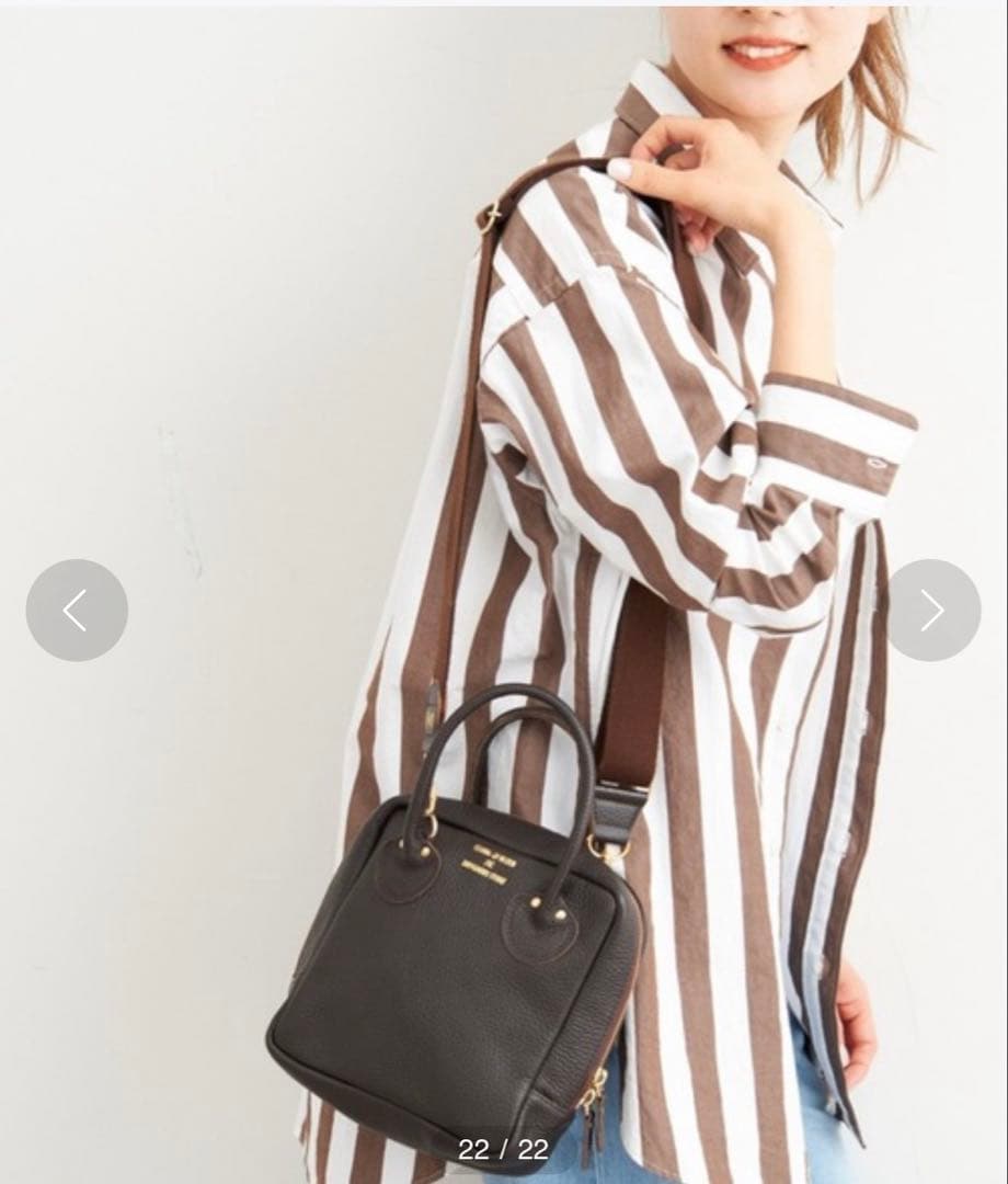 ヤングアンドオルセン ☆フレームワーク別注 ボトルバッグ ☆ブラウン