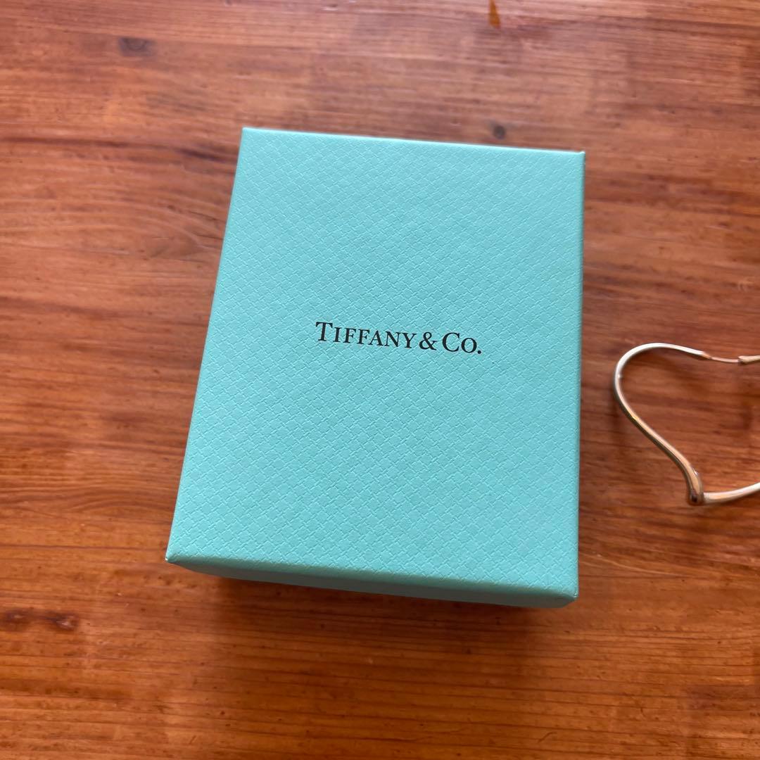 Tiffany ティファニー オープンハート フープピアス