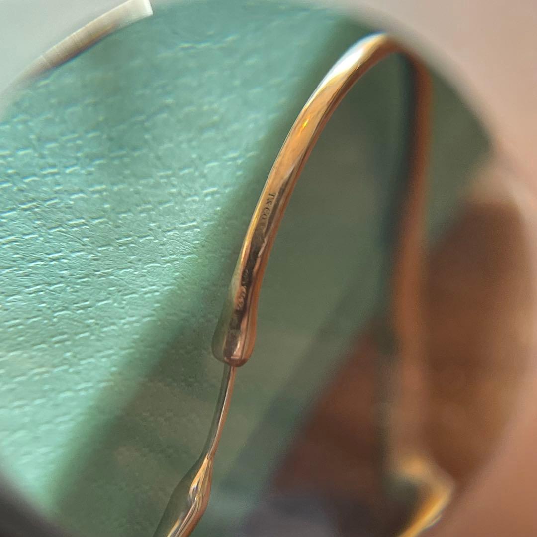 Tiffany ティファニー オープンハート フープピアス