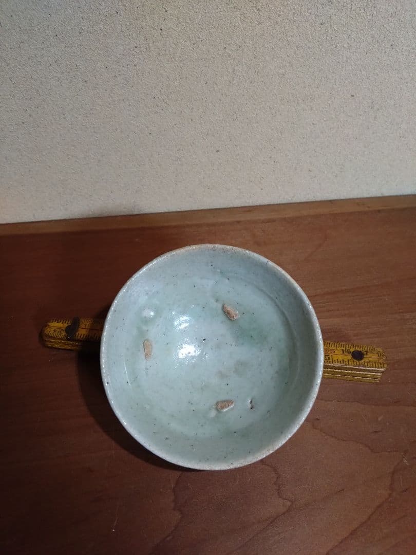 李朝初期 白磁 平盃 無庇完品