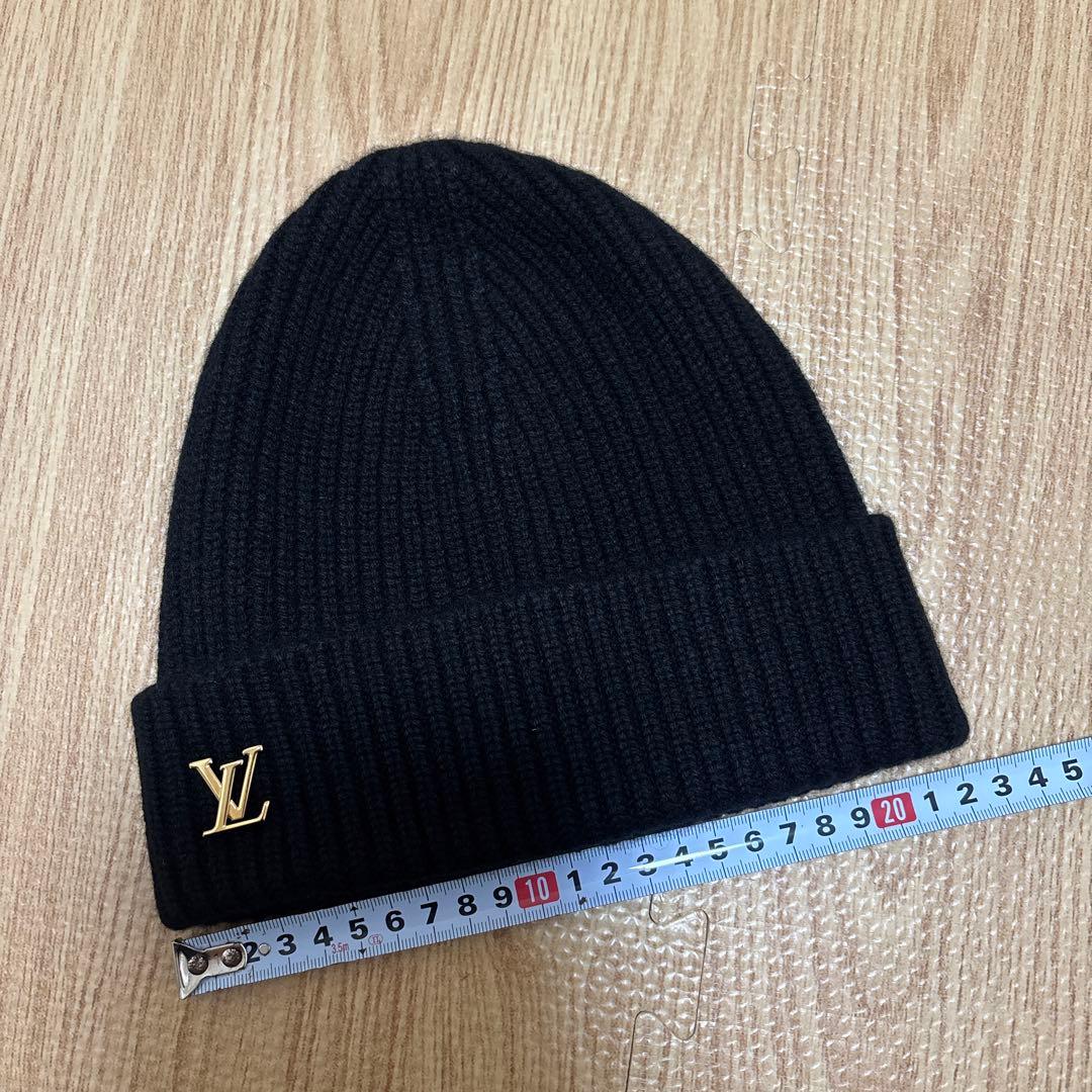 Louis Vuitton ブラックニット帽