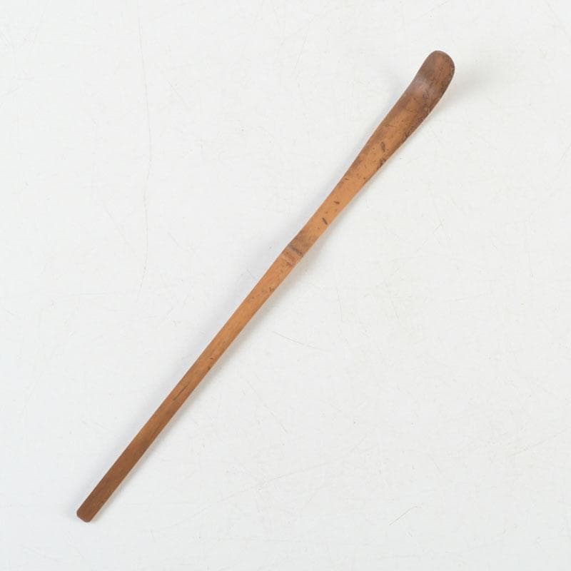 茶道具　影林宗篤　宝林寺古竹　茶杓　銘壬生　福本積應書付　共筒共箱　V　9569