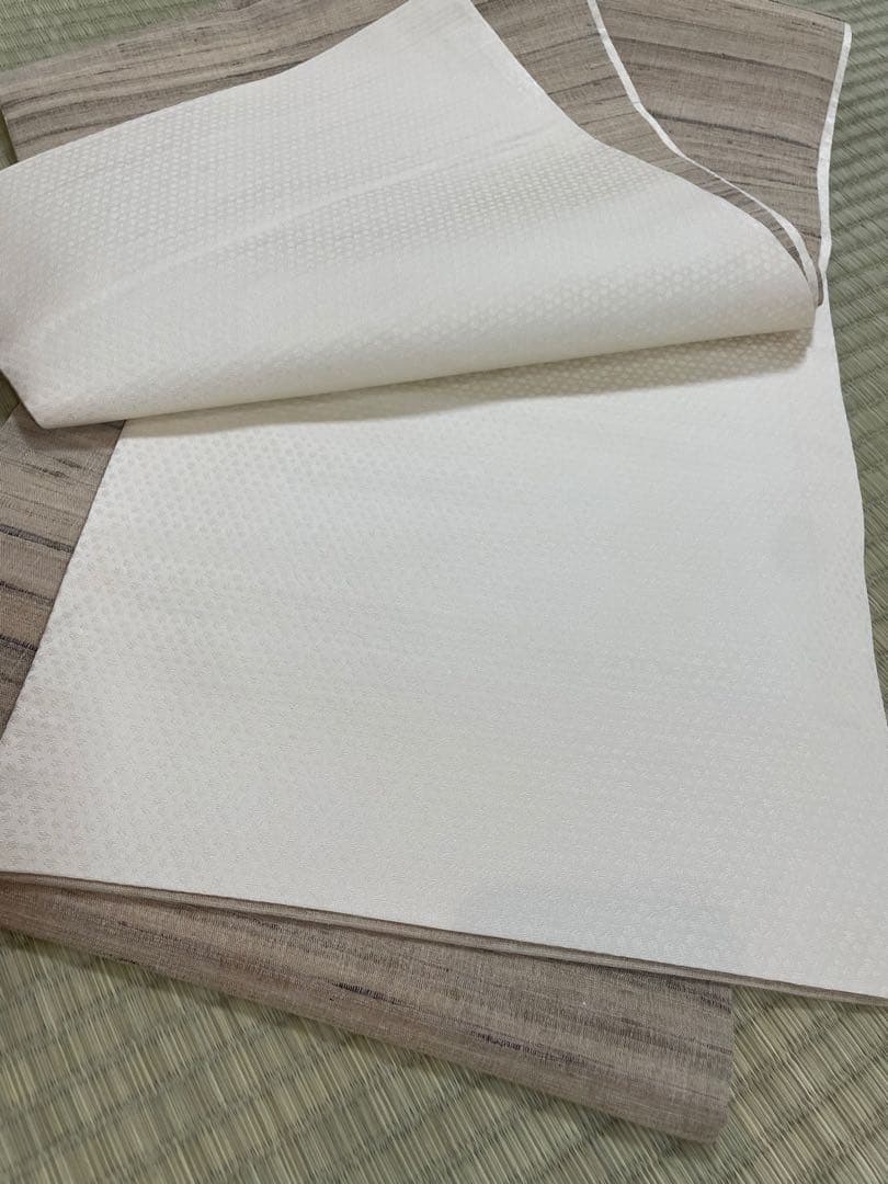 ムガシルク　野蚕糸　全通袋帯　未使用　仕立て上がり　最終価格※値下げ御免なさい