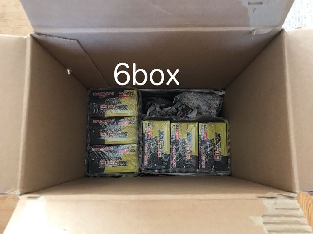 専用 ポケモンカードゲーム MEGA ドリームex 6box
