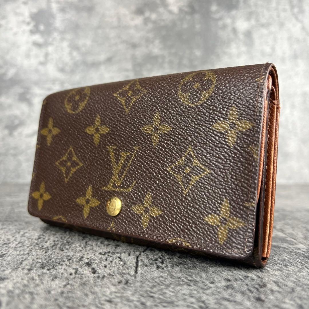 LOUIS VUITTON モノグラム ポルトモネビエトレゾール 財布
