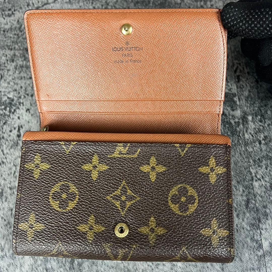 LOUIS VUITTON モノグラム ポルトモネビエトレゾール 財布
