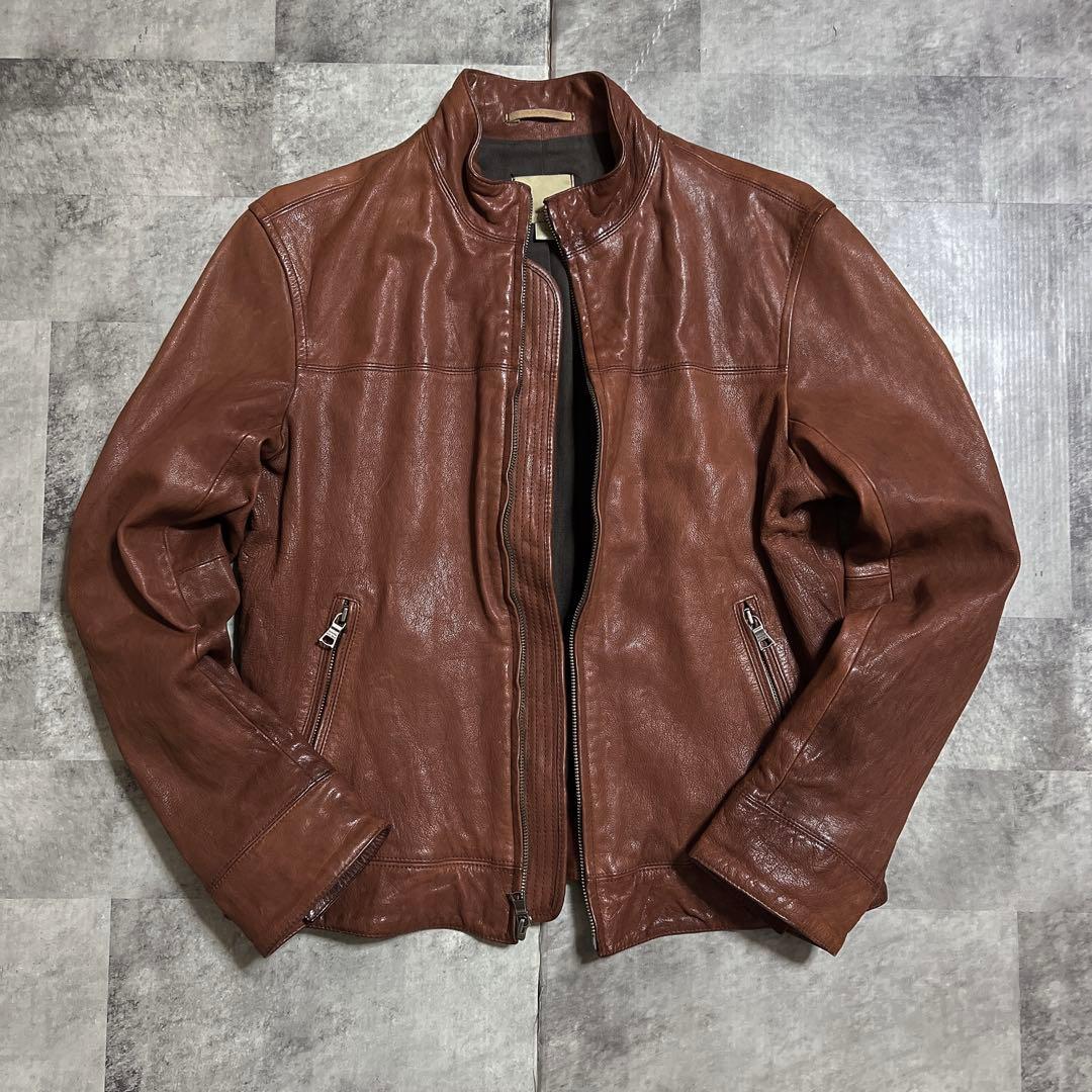 ジャケット・アウター banana republic cowhide leather jacket