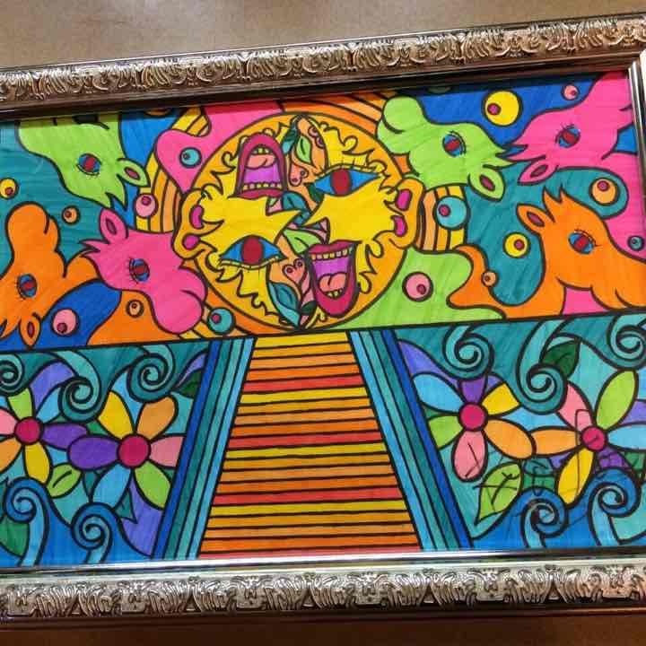 『月への階段』絵画・インテリア