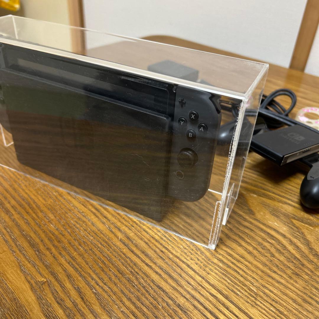 【美品】即日発送！Nintendo Switchグレー本体、SDカード付き！