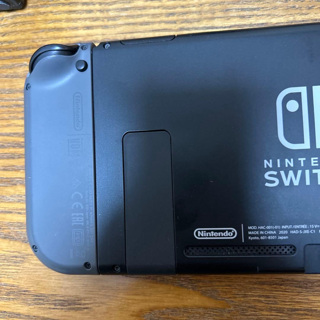 【美品】即日発送！Nintendo Switchグレー本体、SDカード付き！