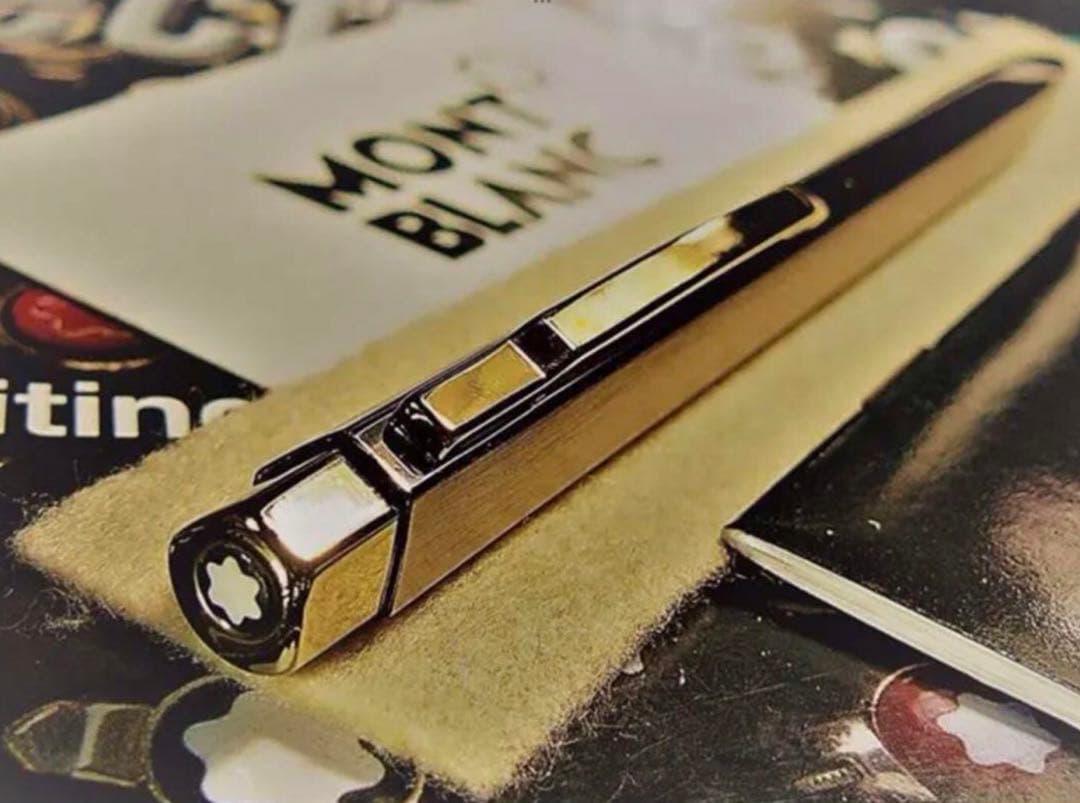 モンブラン　★１本は欲しい総金張りチタンボディ★稀少な価値ある逸品No20280