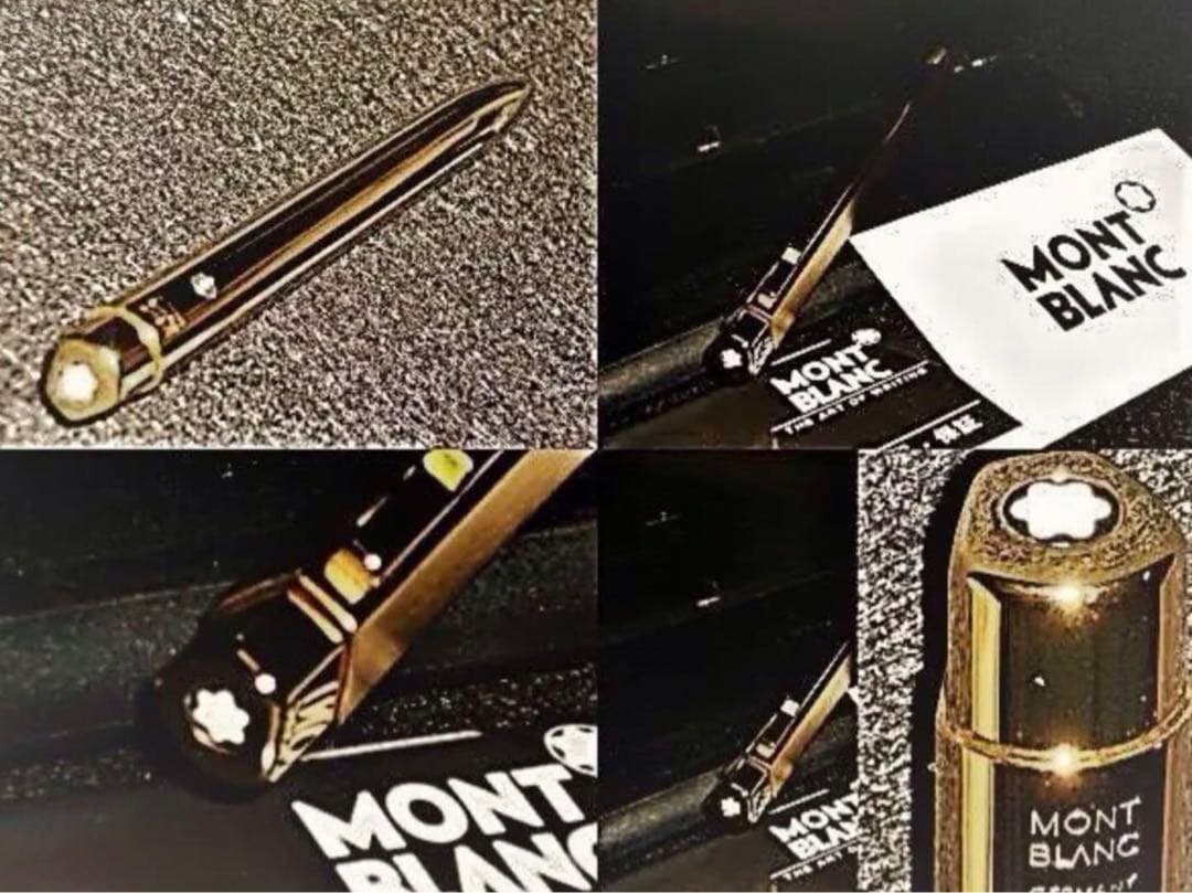 モンブラン　★１本は欲しい総金張りチタンボディ★稀少な価値ある逸品No20280