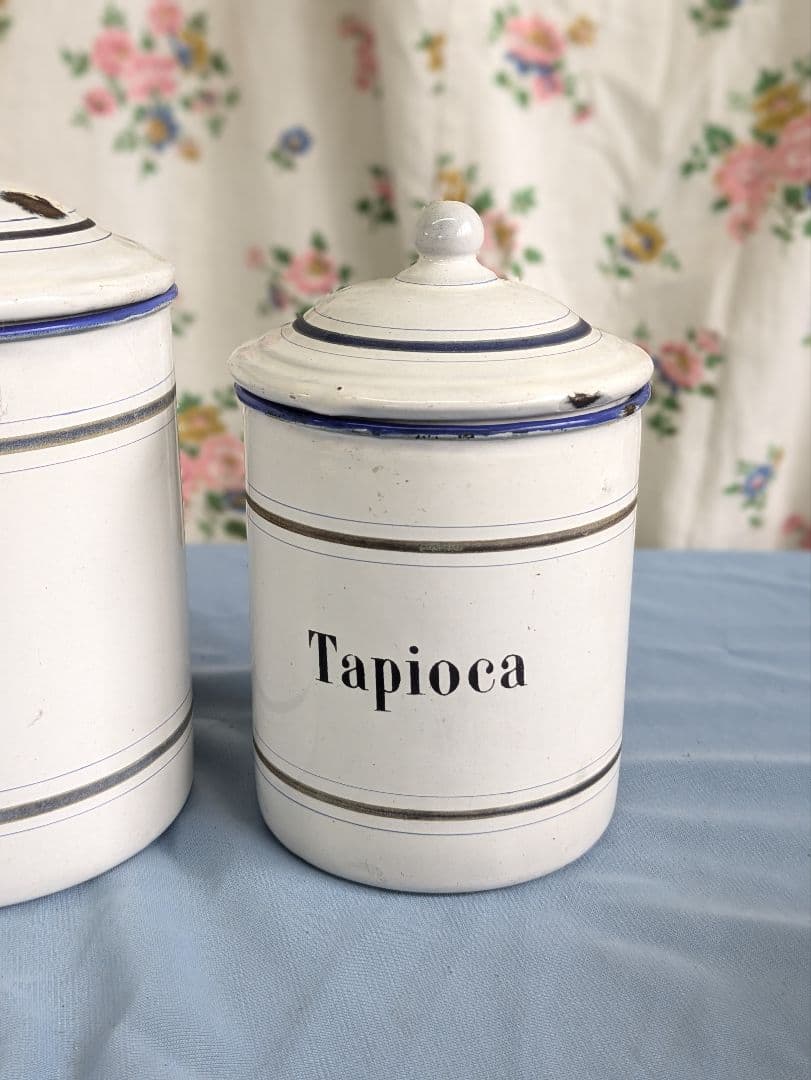 フランス アンティーク B.FRERES キャニスター 春雨 タピオカ コーヒー