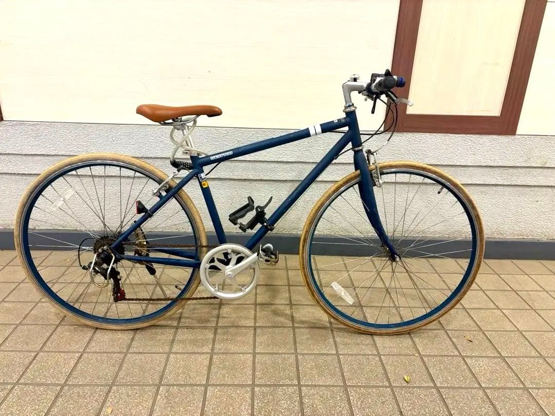 クロスバイク ネイビー アルミフレームpecha!⭕️