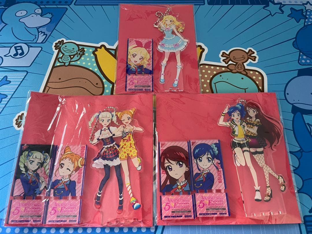 アイカツ 5th FES アクリルバッチスタンドキーホルダー