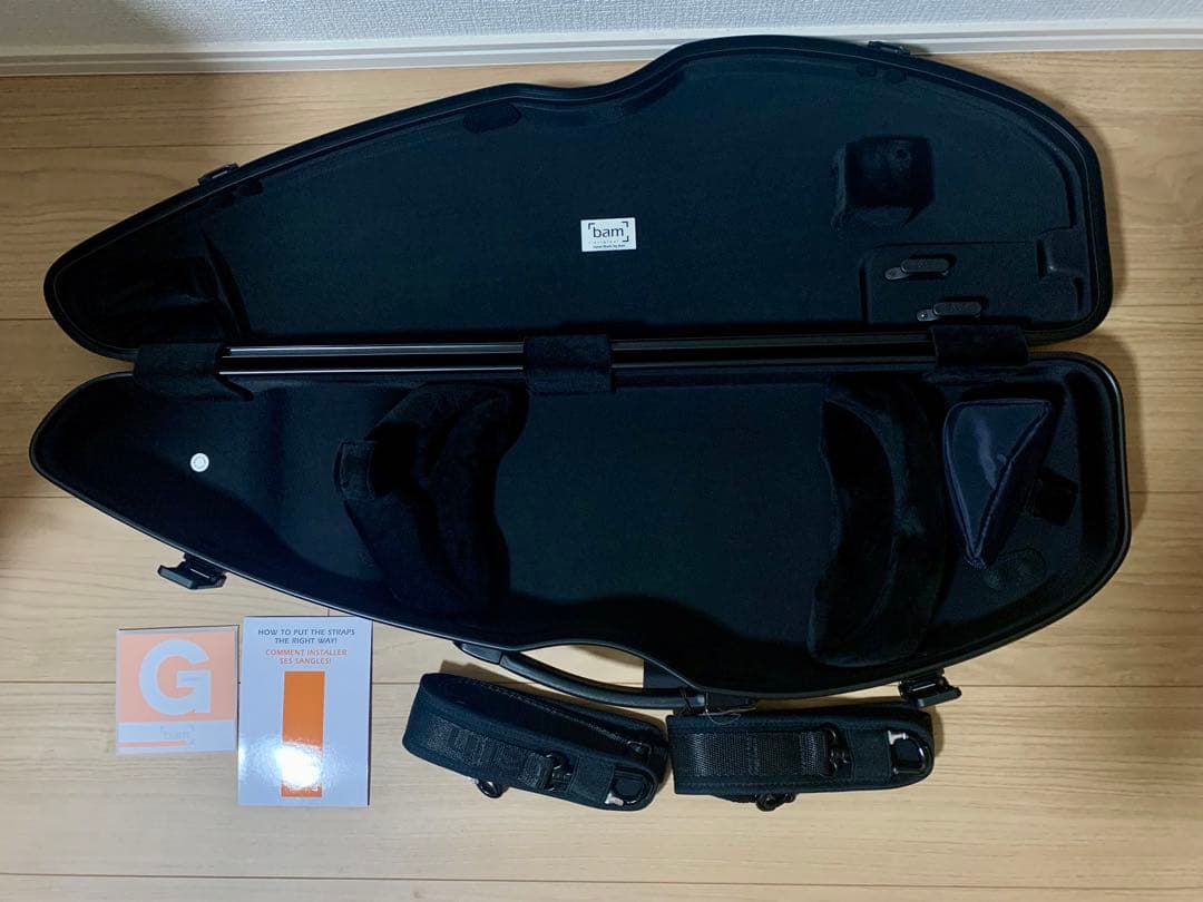 新品フランスBAM bonbon バイオリン ケース　BONB2004XL 褐色