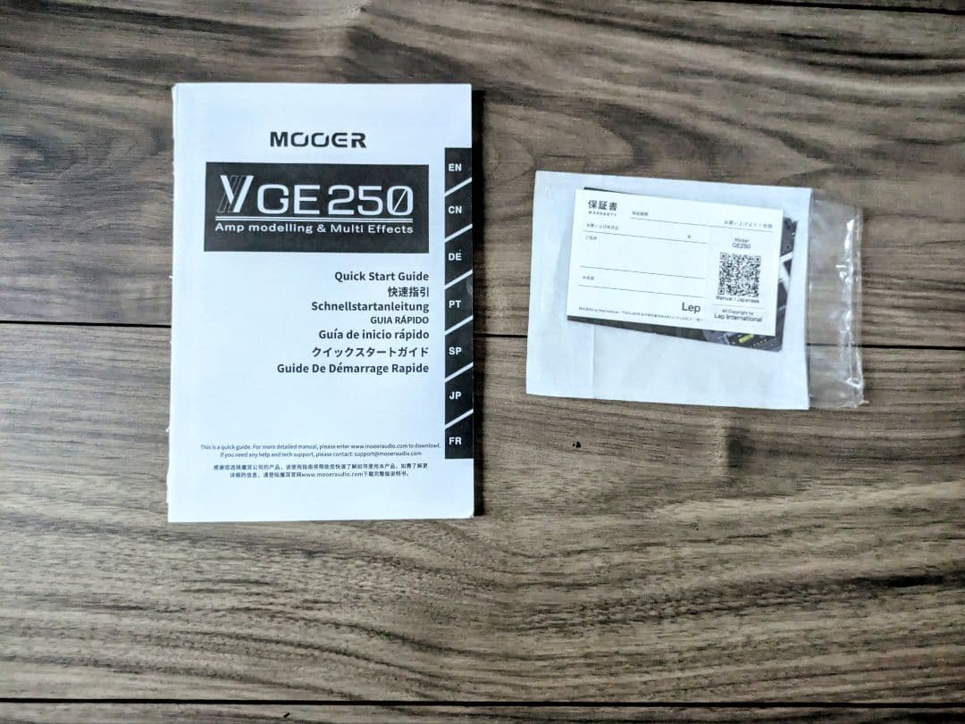 【美品】MOOER VGE250 ギターエフェクター 本体