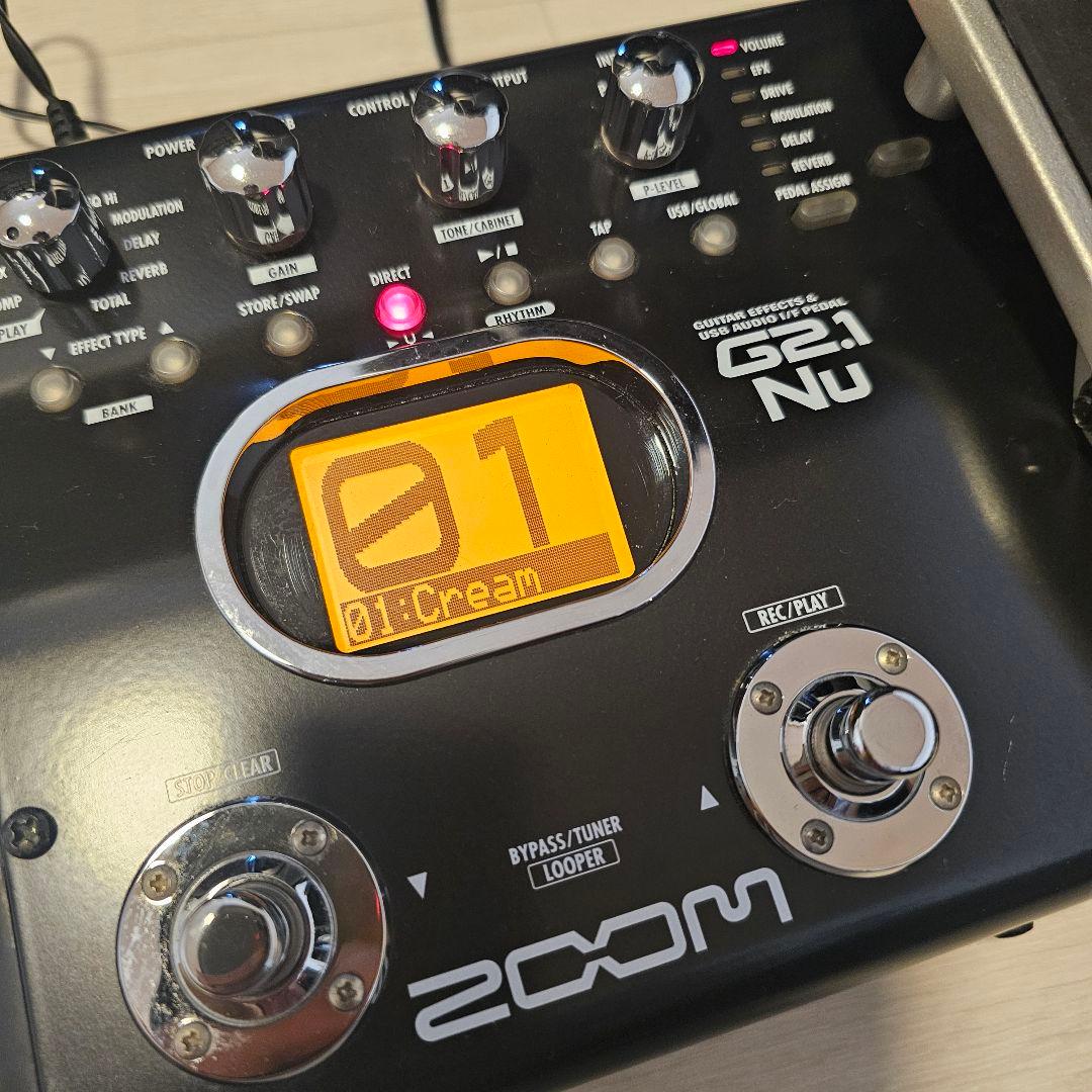 Zoom G2.1Nu ギター マルチエフェクター ギターシールド付き！