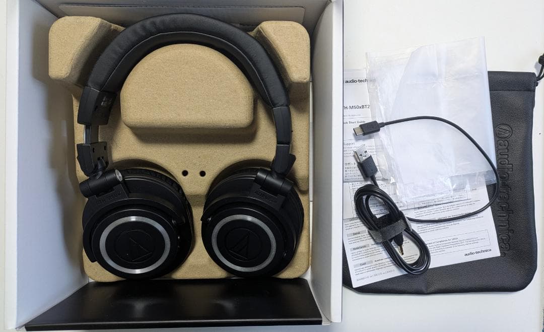 Audio-technica ATH-M50xBT2 3ヶ月使用