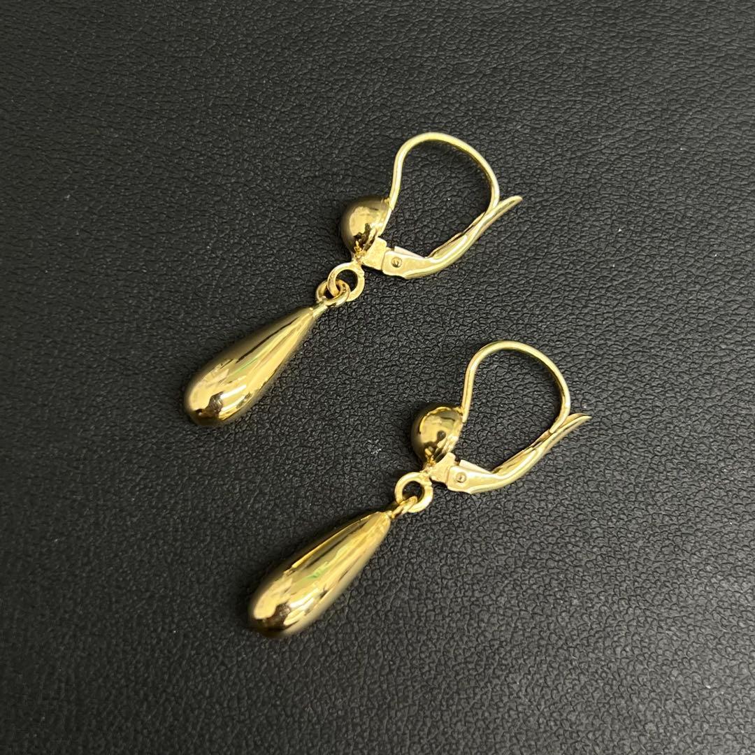 (B122332) K18 YG ピアス ウノアエレ UNOAERRE 750