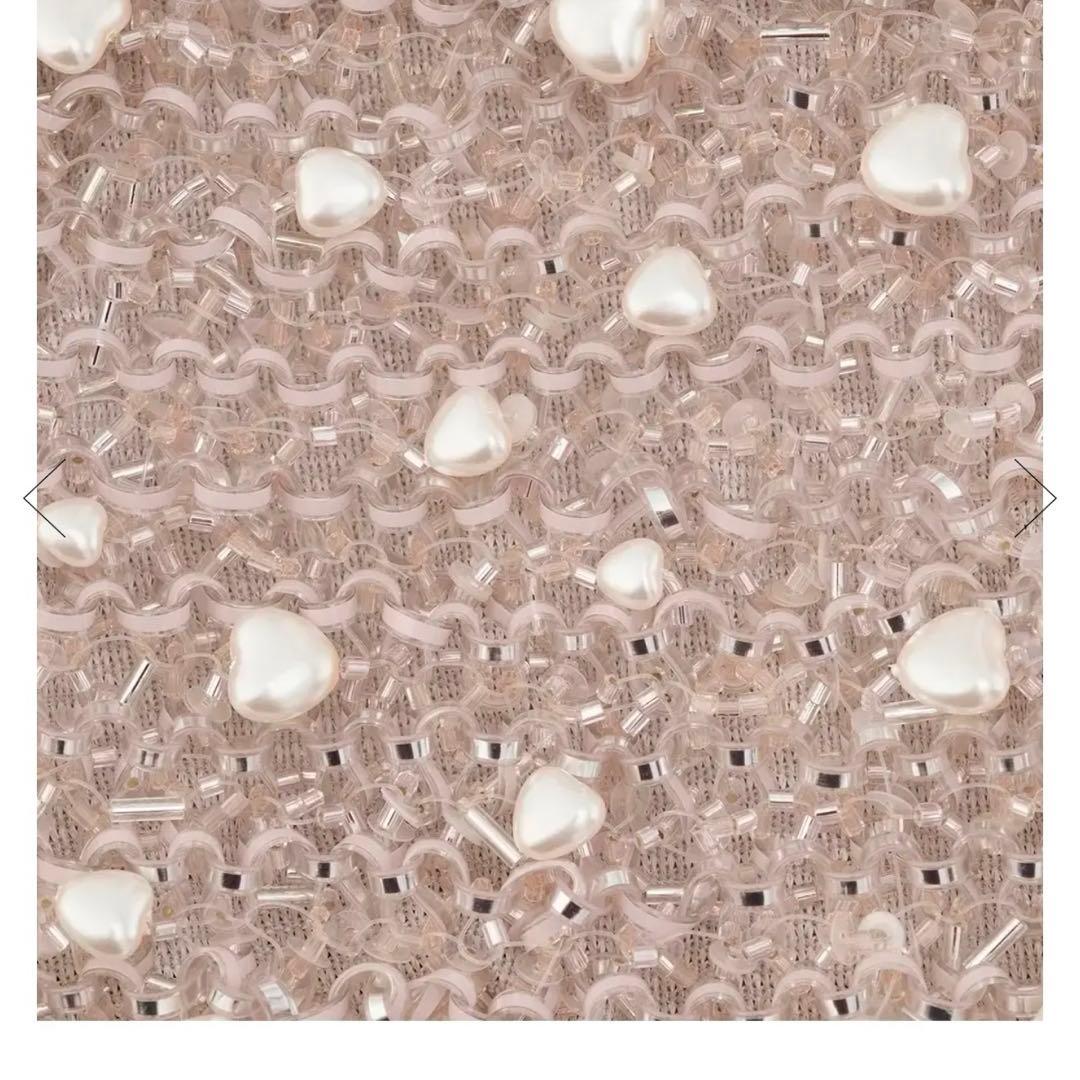 【ANTEPRIMA】アンテプリマ　ハートパール　限定色オーロラホワイト